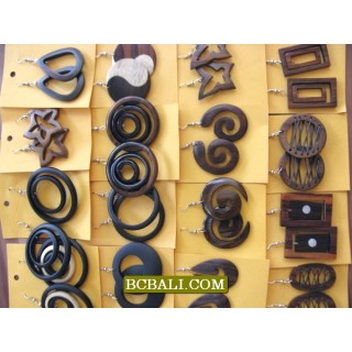 Natural Wooden Earrings Wholesale Free Shipping 